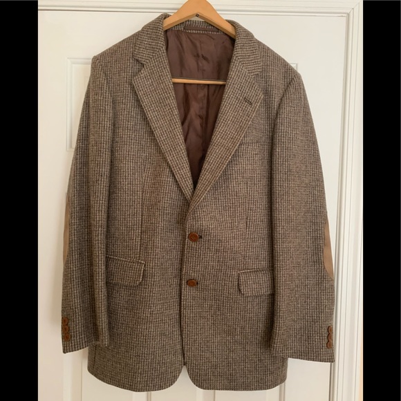 Egon VonFurstenberg Other - Egon VonFurstenberg 100% Wool Brown Tweed Sportscoat 40R